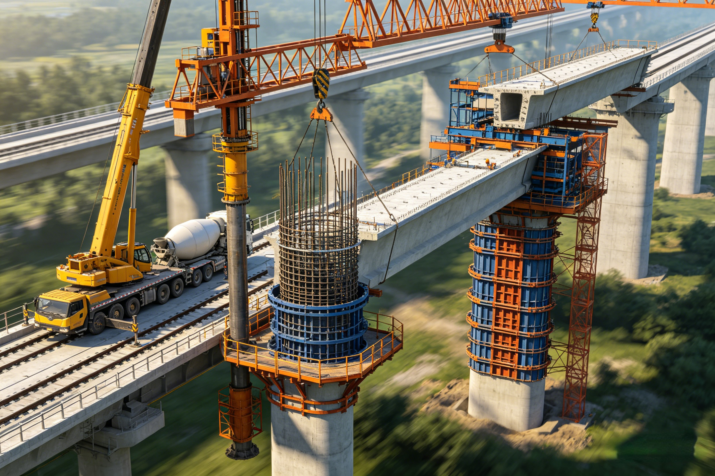 高铁桥梁三维建模动画定制｜告别图纸晦涩，让工程设计“可视化”落地