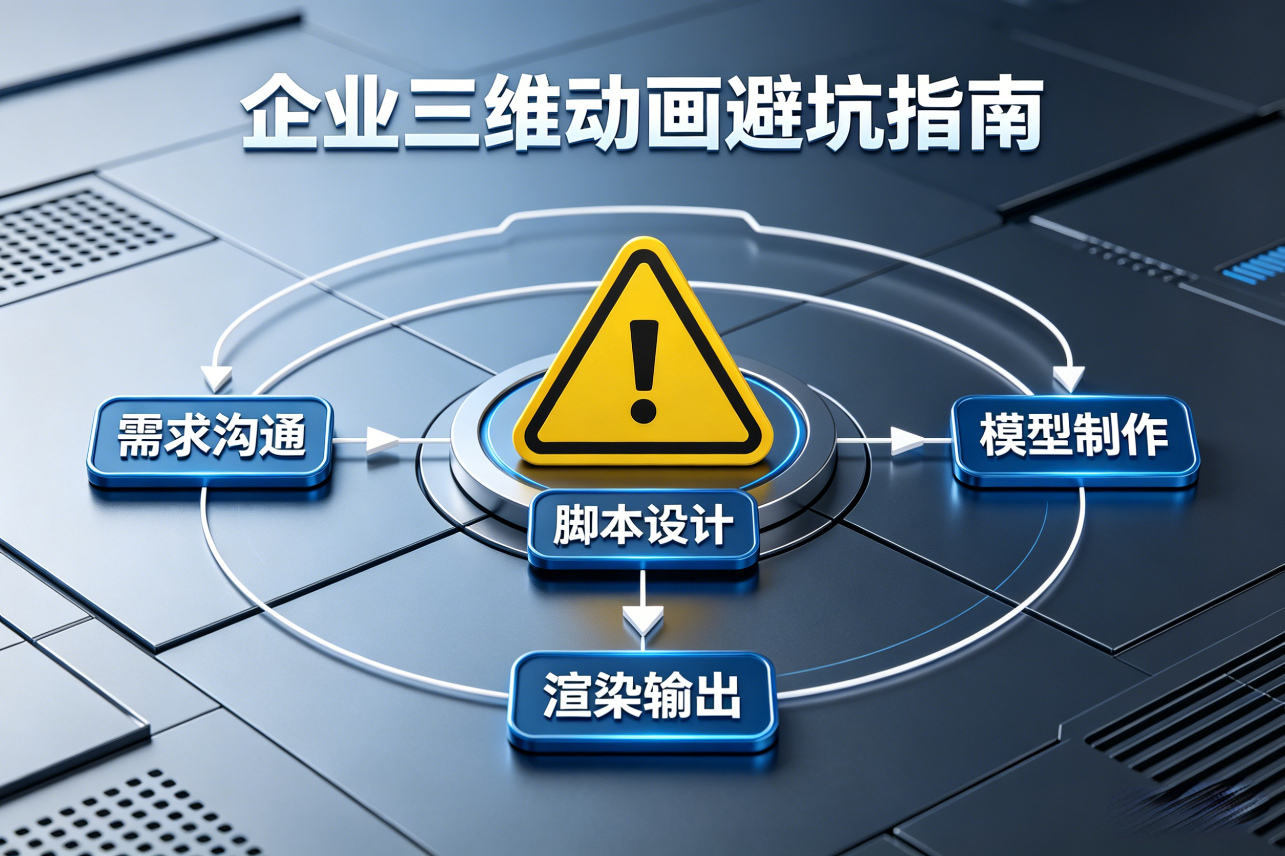 企业做三维动画总踩坑？这4个误区，90%的客户都中招了 